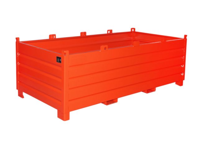 Verzamelcontainer-System SBS 2000, gelakt, Vuurrood