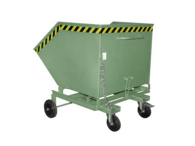 Containerwagen KW-ET 1000, gelakt, Resedagroen
