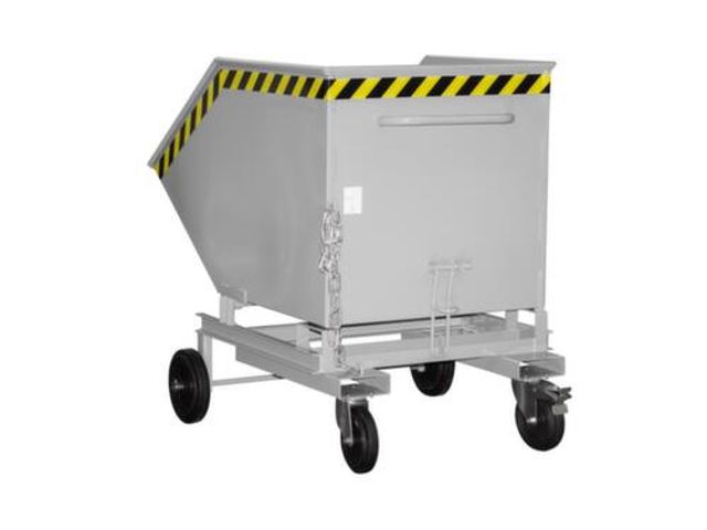 Containerwagen KW-ET 600, gelakt, Muisgrijs