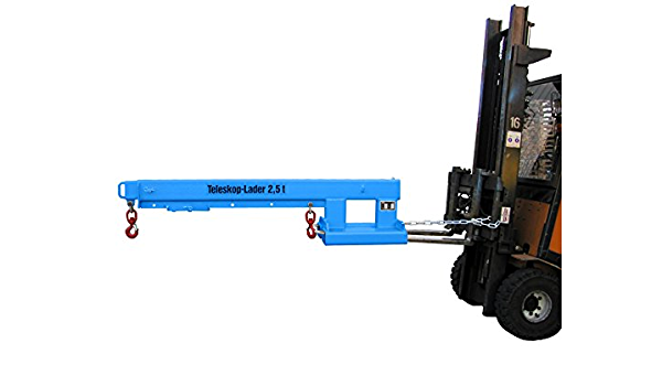 Teleskop-Lader KT 2,5, gelakt, Lichtblauw