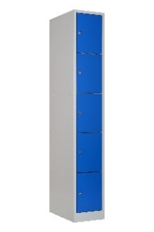 Kleedkamerkast, 1 kast 300 mm, 5 hoog