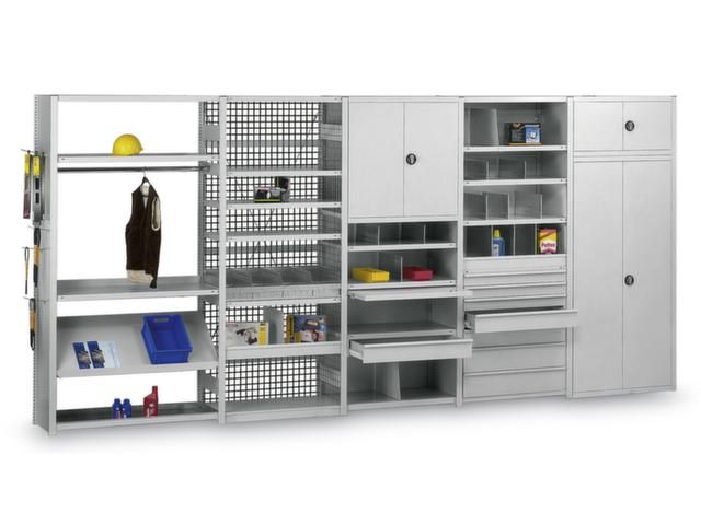 Achterwand Plus (rooster) Z 583013 - verzinkt geschikt voor H 3000 x B 1300 mm 