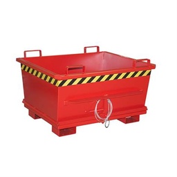 [4417-18-0000-2] Bodemklepcontainer BKB 500, gelakt, Vuurrood