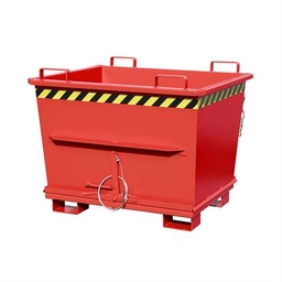 [4417-19-0000-2] Bodemklepcontainer BKB 700, gelakt, Vuurrood