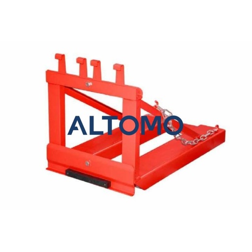 [4496-05-0000-2] Afvalcontainer-Heffer MH-I, gelakt, Vuurrood
