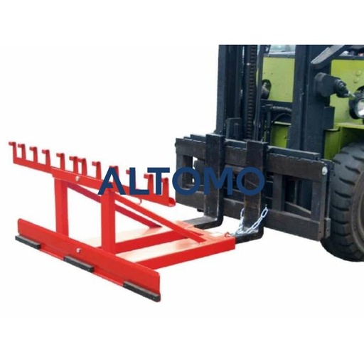 [4496-07-0000-2] Afvalcontainer-Heffer MH-III, gelakt, Vuurrood
