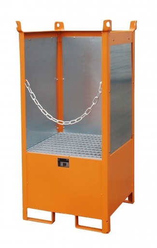 [4442-09-0000-1] Vaten-stapelpallets FSP-1 G, gelakt, Geeloranje