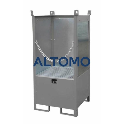 [4442-09-0000-5] Vaten-stapelpallets FSP-1 G, gelakt, Muisgrijs