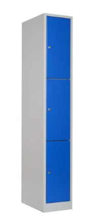 [AA000130] Kleedkamerkast, 1 kast 300 mm, 3 hoog