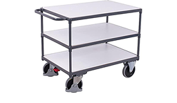 [sw-800.662] ESD tafelwagen voor zwaar gebruik met 3 laadvlakken