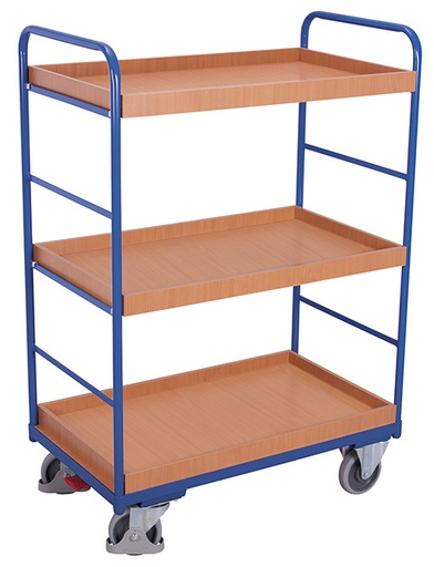 Hoge etagewagen met 3 kuiplegborden - Variofit