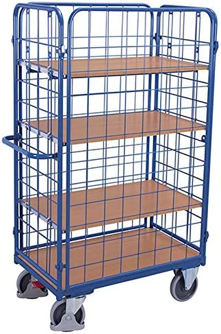 Hoge etagewagen met 4 legborden - Variofit