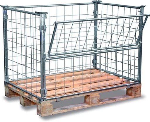 [vpa-100.025] opzetwanden voor palletten Type 64, gegalvaniseerd - Variofit