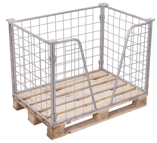 opzetwanden voor palletten Type 63, gegalvaniseerd - Variofit