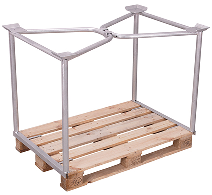 [vpa-100.101] opzetwanden voor palletten Type 65, gegalvaniseerd - Variofit