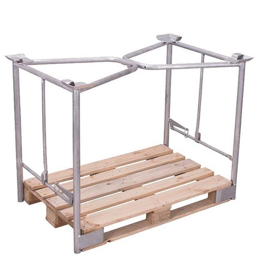 [vpa-080.303] opzetwanden voor palletten Type 65K, verzinkt - Variofit