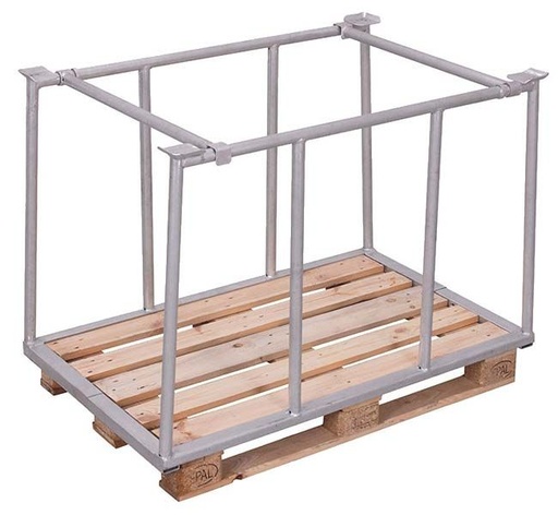 [vpa-100.012] opzetwanden voor palletten Type 75, verzinkt - Variofit