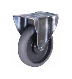 [bpg-160.050] Bokwiel van thermoplastische rubberen band, 160 x 40 mm, grijs